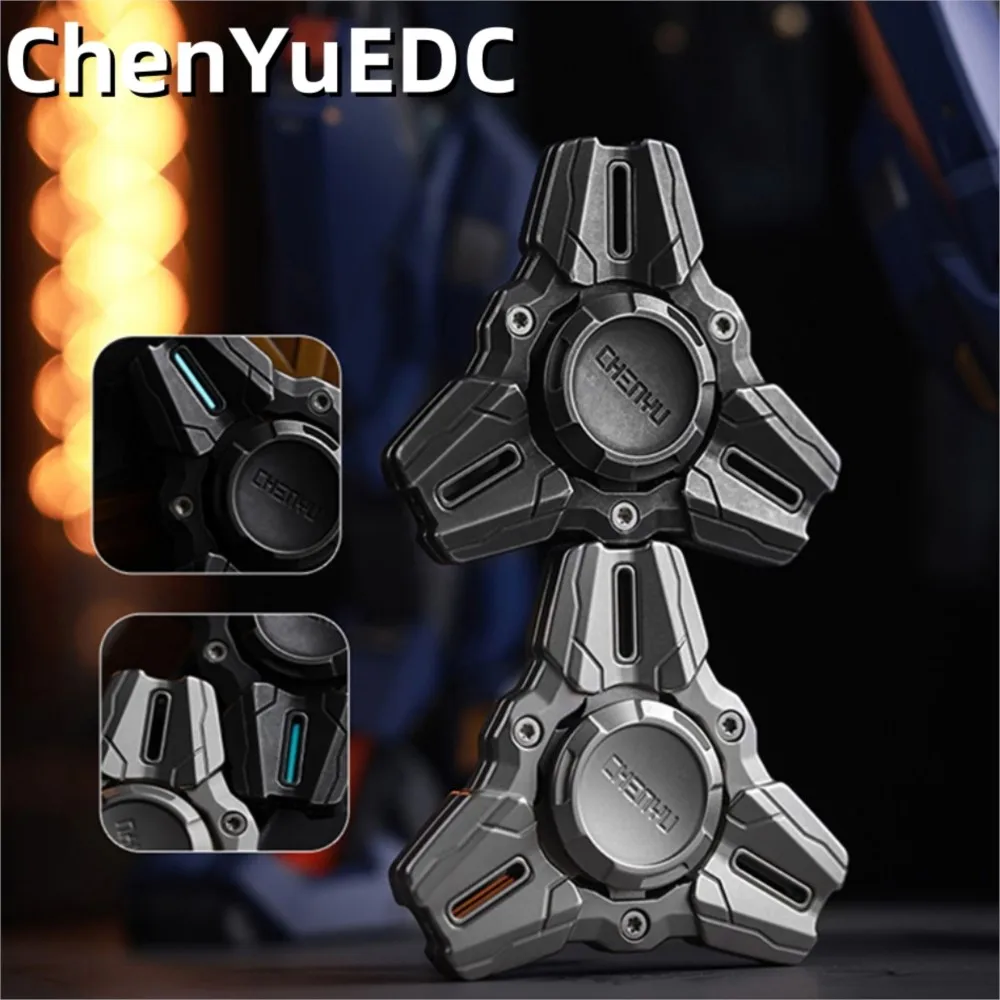 

Chenyu EDC Mecha Спиннер Механический Металлический Гироскоп Непоседа Игрушки Для Взрослых Офисные Настольные Аксессуары Трехлистный Спиннер