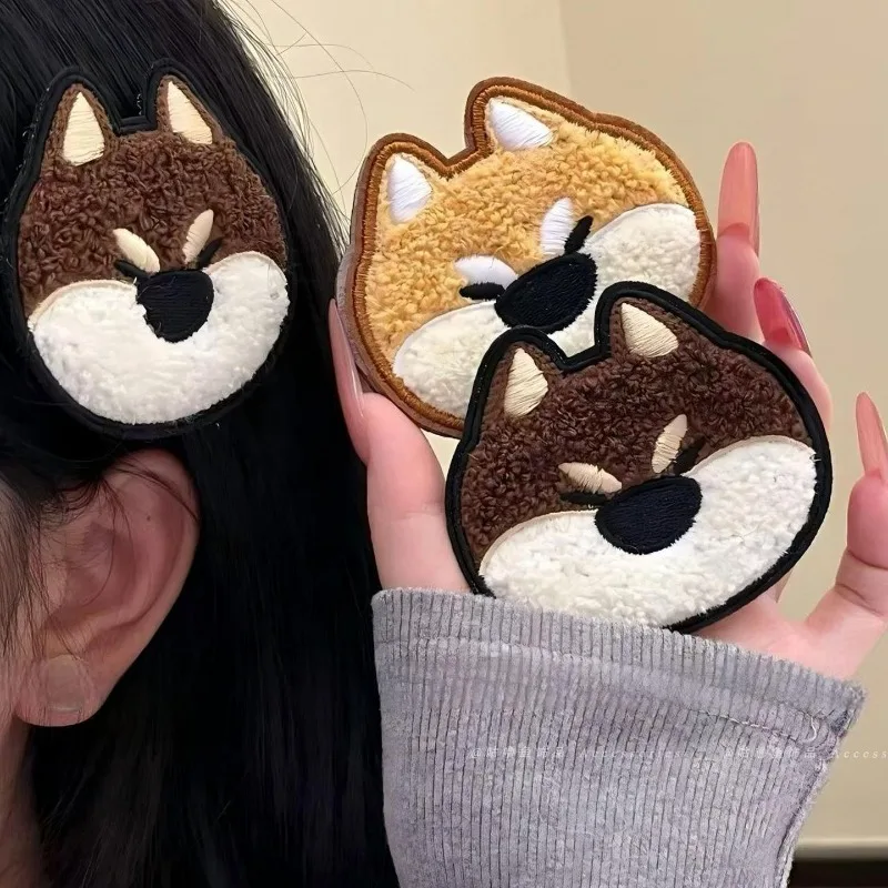 

1/2 шт. милые заколки для волос в виде щенков для девочек, кавайные украшения для волос, сладкие боковые зажимы для челки, тканевые заколки-зажимы, аксессуары для волос, инструменты для укладки волос