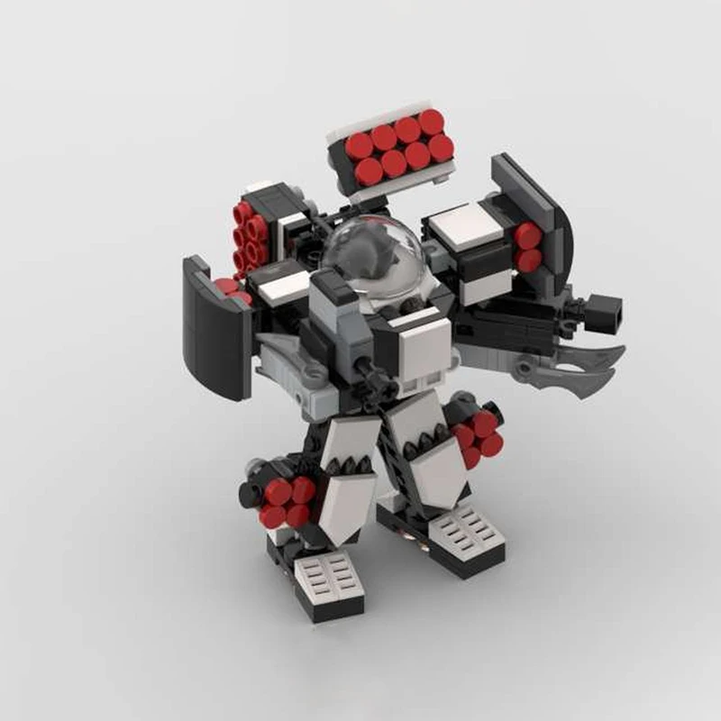 

296pcs MOC Battle Mech Suit Type "C" Building Blocks Christmas Gift Unique DIY Designed for Kids Creativity