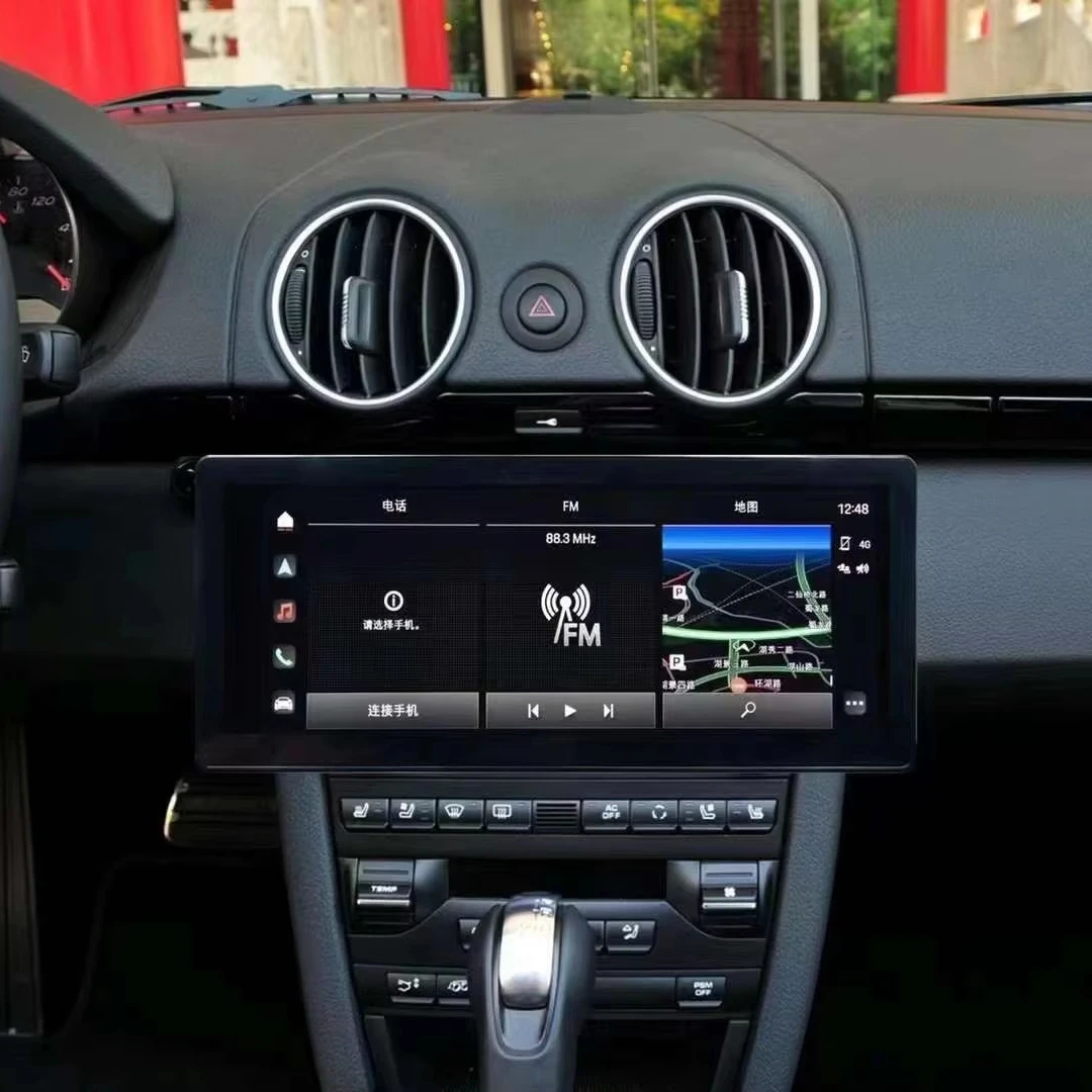 

ZXY Bosstar 12,3-дюймовый автомобильный радиоприемник на базе Android для Porsche 911 Cayman 178, автомобильный GPS-навигатор, мультимедийный плеер, экран, головное устройство Carplay