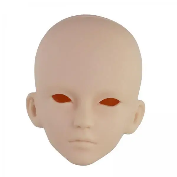 PVC Ball Jointed Doll Head 60cm Male DIY Craft Material for Makeup Practice and Custom Doll Design