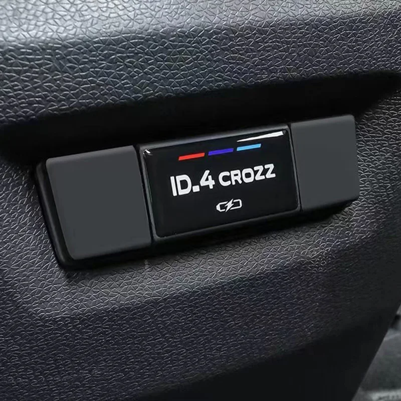For Volkswagen VW ID.4X ID 3 6 ID.4 6X Crozz 2023 Car Automobiles Rear USB Protective Cover Interior Accessories 2021-2025 - Image 6