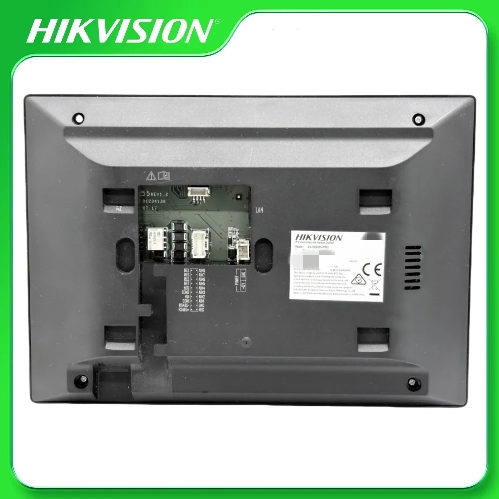 Hikvision DS-KH6320-WTE1 Estación interior basada en IP serie KH6 Pantalla táctil TFT de 1024 × 600 de 7 pulgadas Aplicación Hik-Connect Control móvil