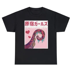 Funny Hentai Anime T-Shirt Men Women 100% Cotton Plus Size Fashion O-Neck Casual Streetwear Oversized Loose Printed Unisex Tees