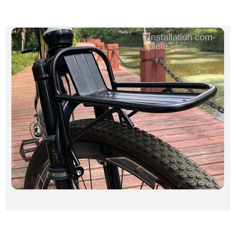 A23I-Fahrrad Front Rack Fahrrad Korb Halterung Mountainbike Front Rack Legierung Gabel Rack Fahrrad Ausrüstung