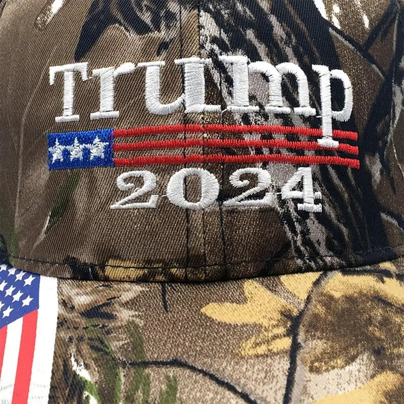 Trump Hats For Women 2024 Hat Baseball Cap Embroidered American Flag Trump Trucker Hat Baseball Hats Adjustable Caps