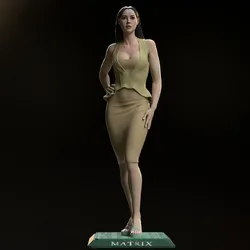 1/24 Scale Female Agent Persephone Molica Bellucci Resin Figure Model Kit Hobby Diorama Toy GK Self-Assembled Unpainted