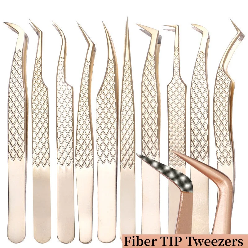 แหนบต่อขนตาแบบแม่นยำ ปลายไฟเบอร์ แยกขนตา นาโน ฮีทเทรตเมนท์ อุปกรณ์ทำเล็บ คลิปหนีบเครื่องสำอาง