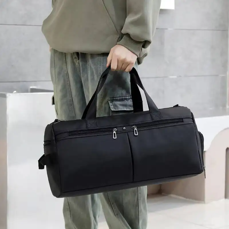 

Travel Gym Bag with Wet Dry Pocket Shoe Pocket Portable Fitness Bag Shoulder Crossbody Bag Luggage Duffle Carry On Weekender Bag