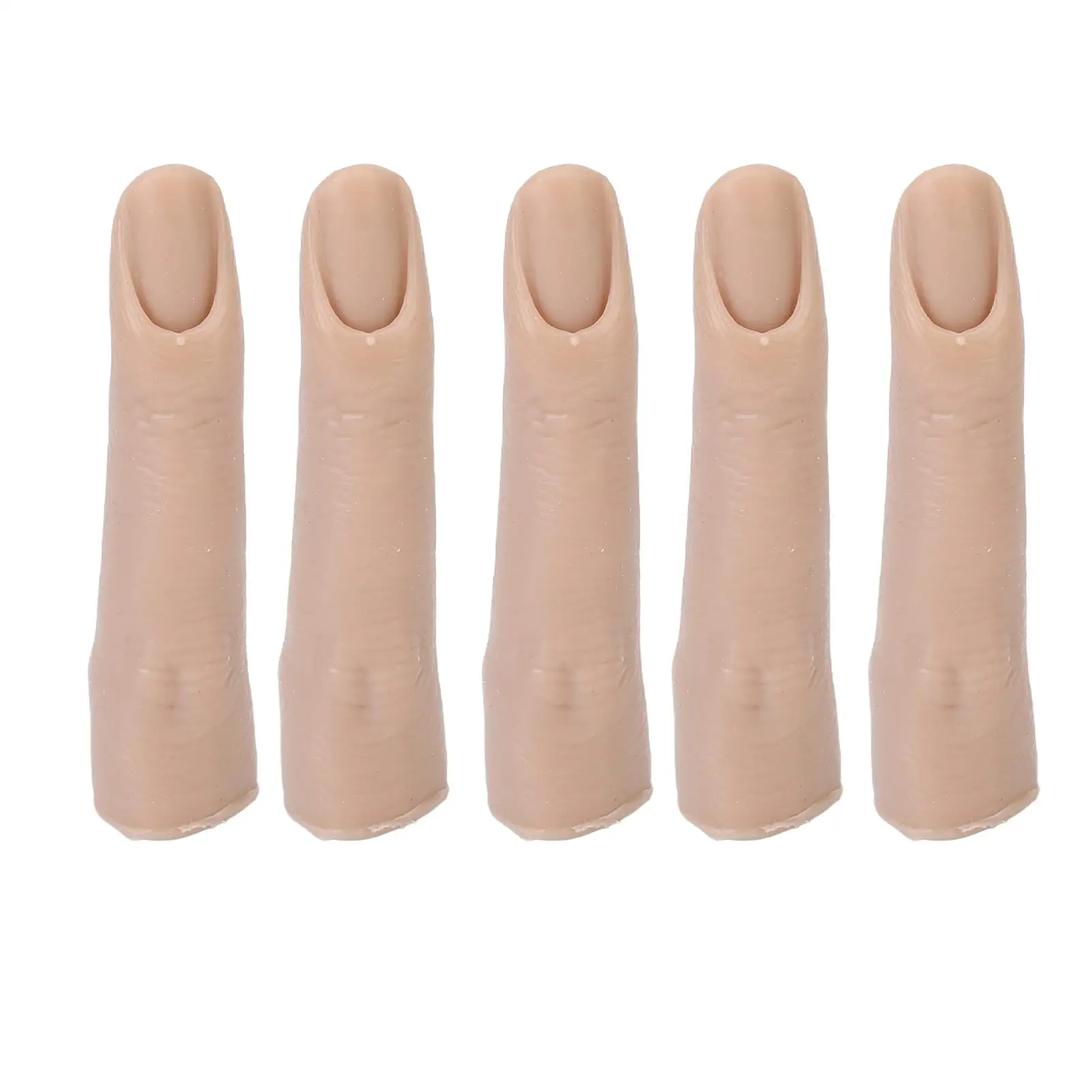 

Flexible and Versatile Fake Finger Model for Nail Art Training Embedded Nail Halloween Props