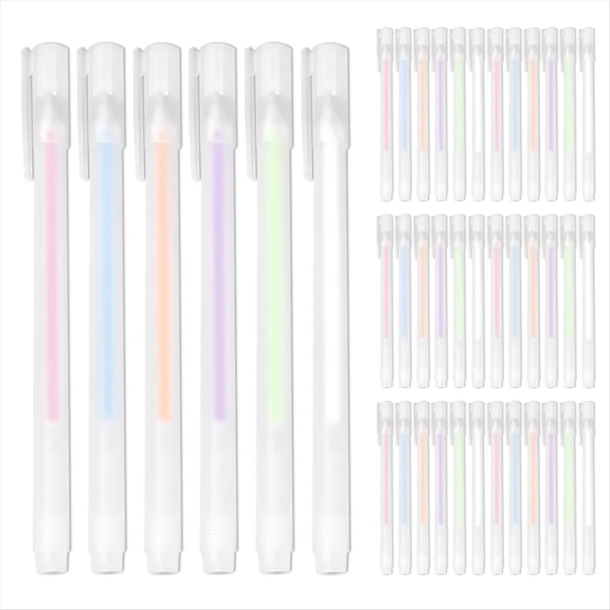 COFA 48 Quick Drying Color Spot Glue Pen Bulk, Quick Dry Roller Glue Pens Easy Control Glue Pens Ballpoint Glue Pen