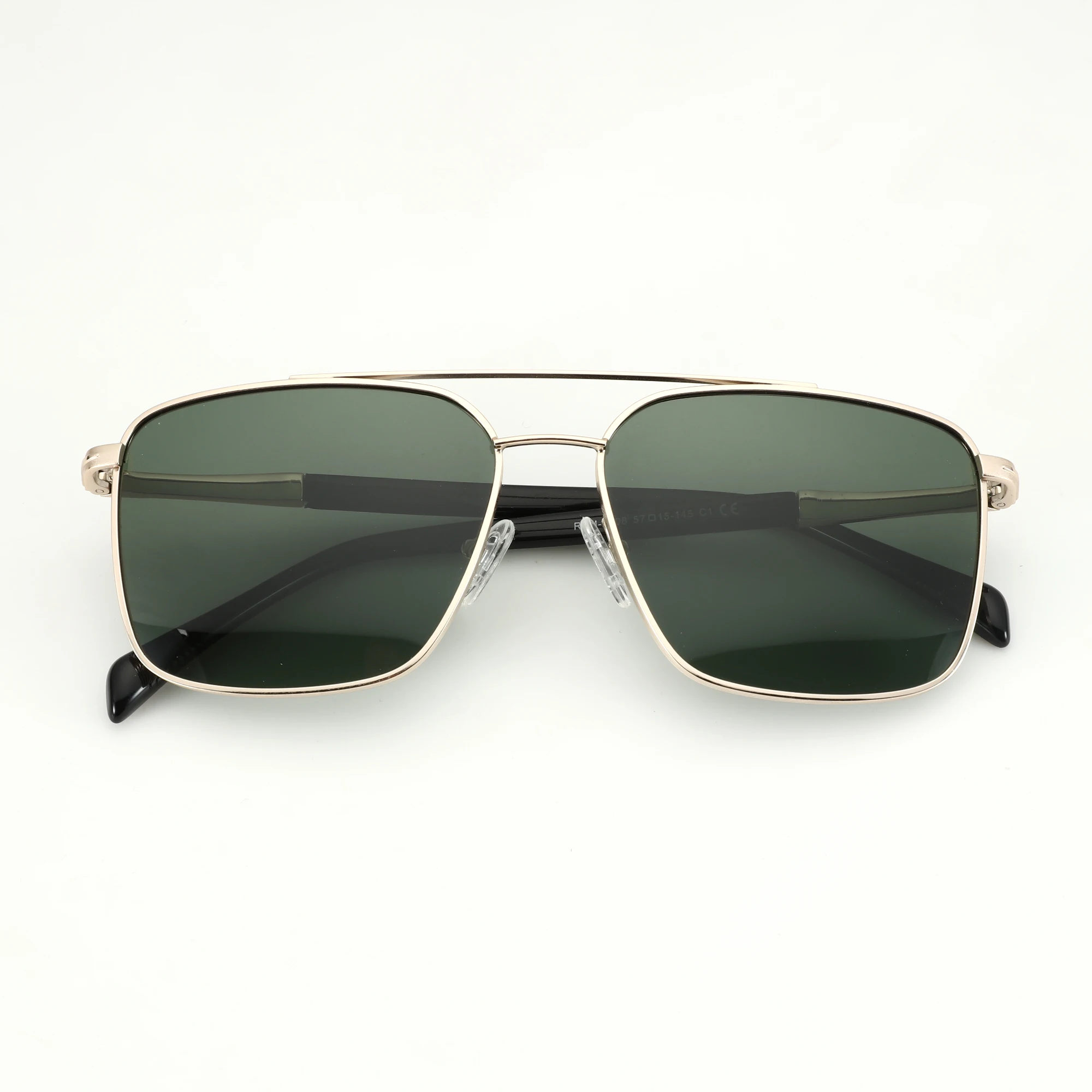 ZENOTTIC Herren-Sonnenbrille mit Polarisationsfilter, Doppelbrücke, Pilotenbrille, hochwertige Metall-Sonnenbrille zum Angeln, Fahren, RTM-2108 – Detail 8