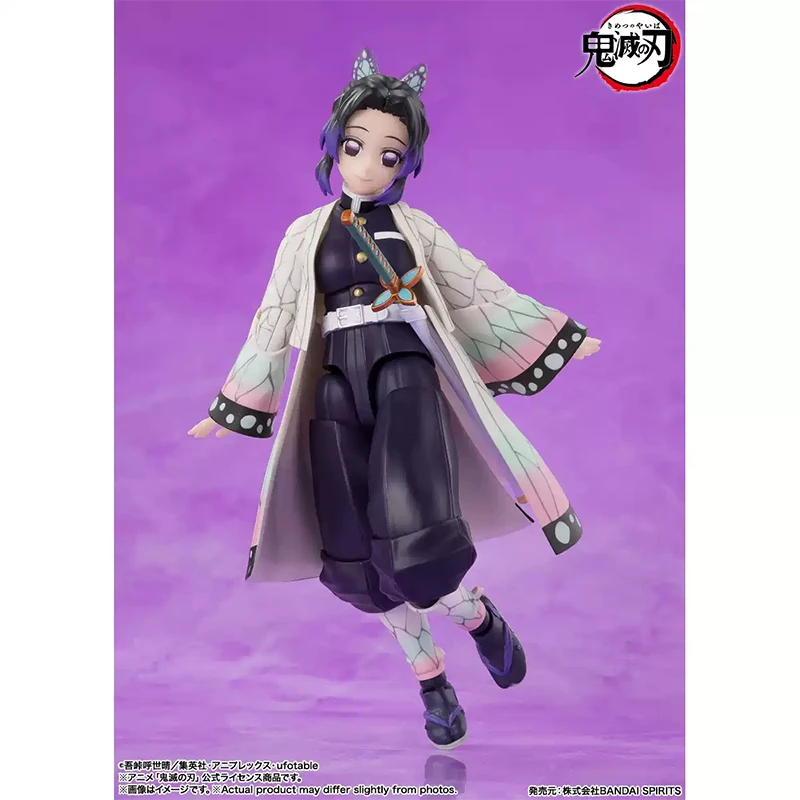 ฟิกเกอร์อนิเมะดาบพิฆาตอสูร ฮาชิระ โคโจ ชิโนบุ ของแท้จาก BANDAI รุ่น SHF ของเล่นโมเดลแอคชั่น