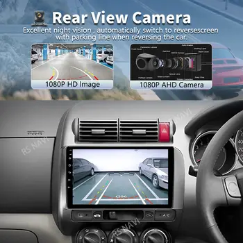 適用於本田 Jazz 1 GD 2001-2008 和 Fit 2001-2009 的即插即用型 Android 15 車載 2K QLED 立體聲收音機多媒體視訊播放器 GPS 4G 8 最佳銷售 本田飛度安卓 - №8