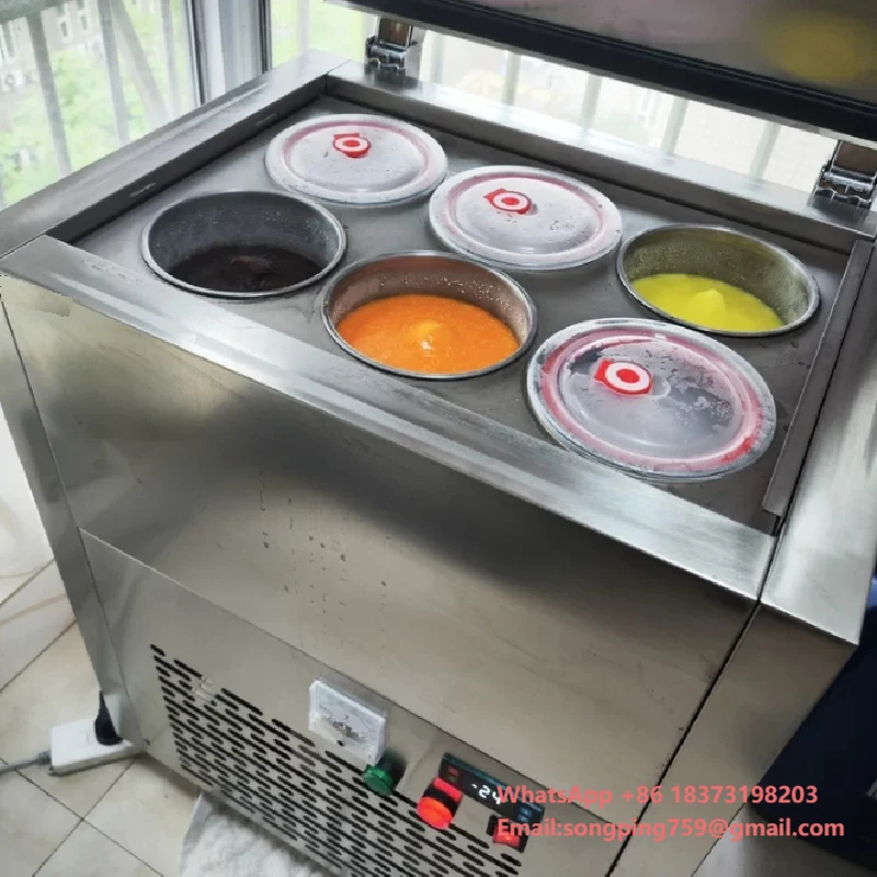 6バケツ円筒型製氷機/直径13.5cm丸型バケツ製氷機/かき氷機