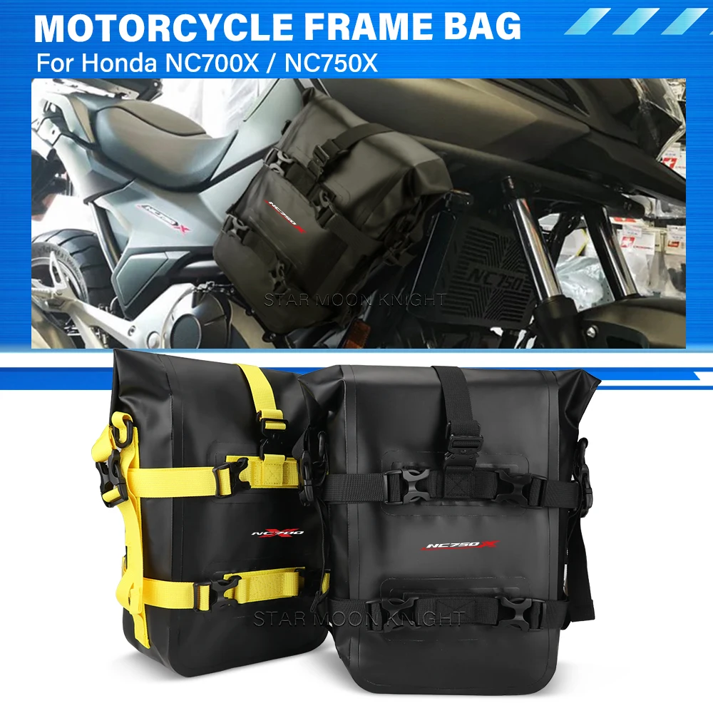 

Для Honda NC750X NC700X NC700S NC700D CTX700 Сумки на раму мотоцикла NC 750X NC 750 X Водонепроницаемая сумка на боковые бамперы 8 л