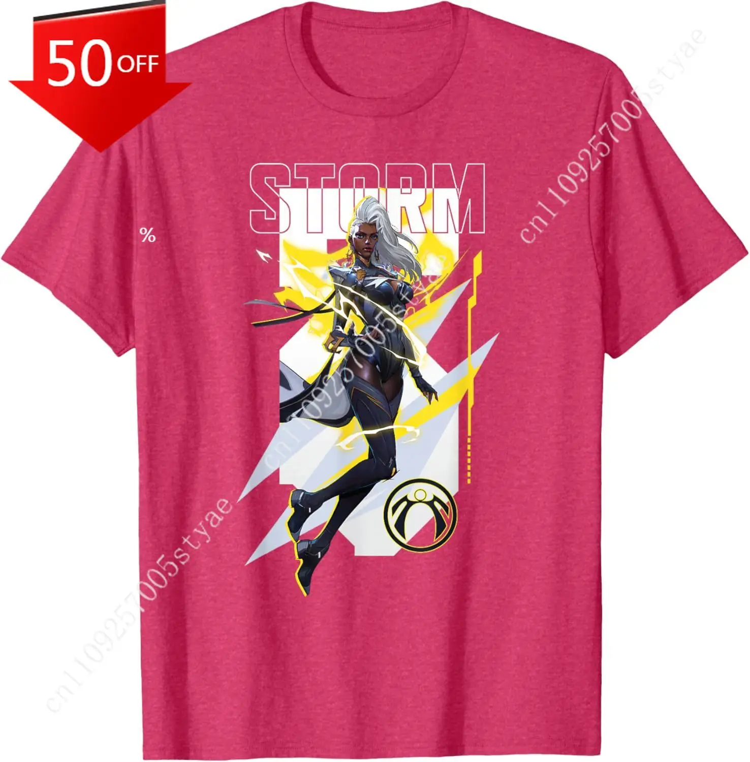 

Marvel Rivals Gamerverse Super Hero PVP X-Men Storm Mens Womens T-Shirt