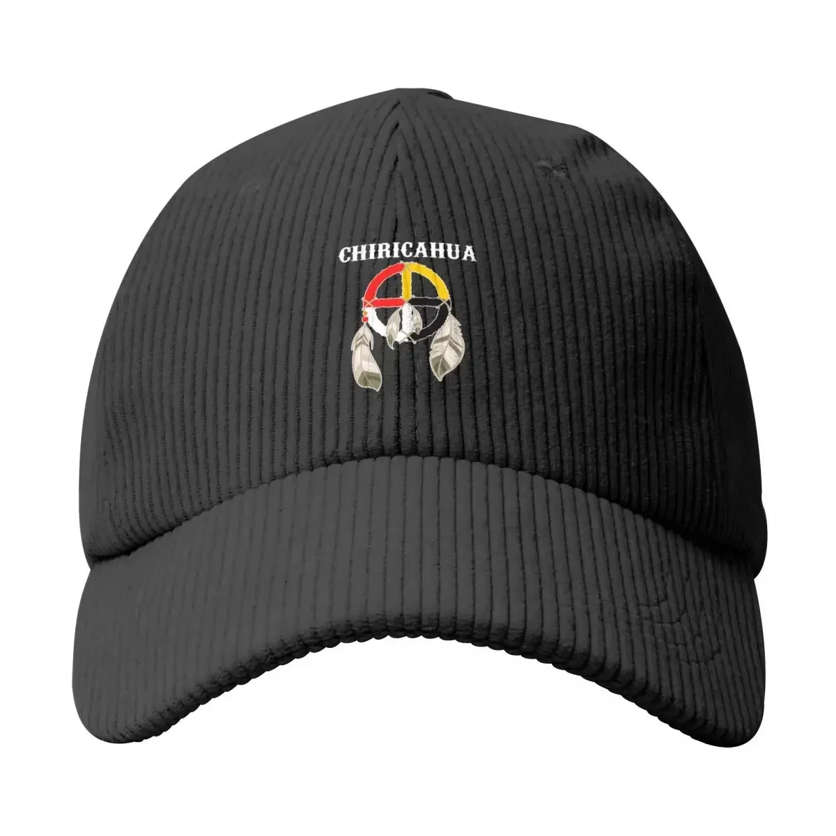 Chiricahua Apache Tribe Nation Native Medicine Wheel Corduroy Baseball Cap sun hat Man Women's