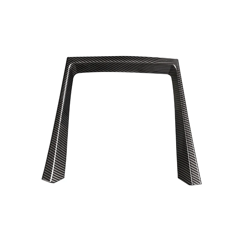 For BMW X5 E70 2008-2013 Car Accessories Carbon Fiber ABS Car Center Console Frame Decoration Cup Holder Strip Trim 1 Pcs