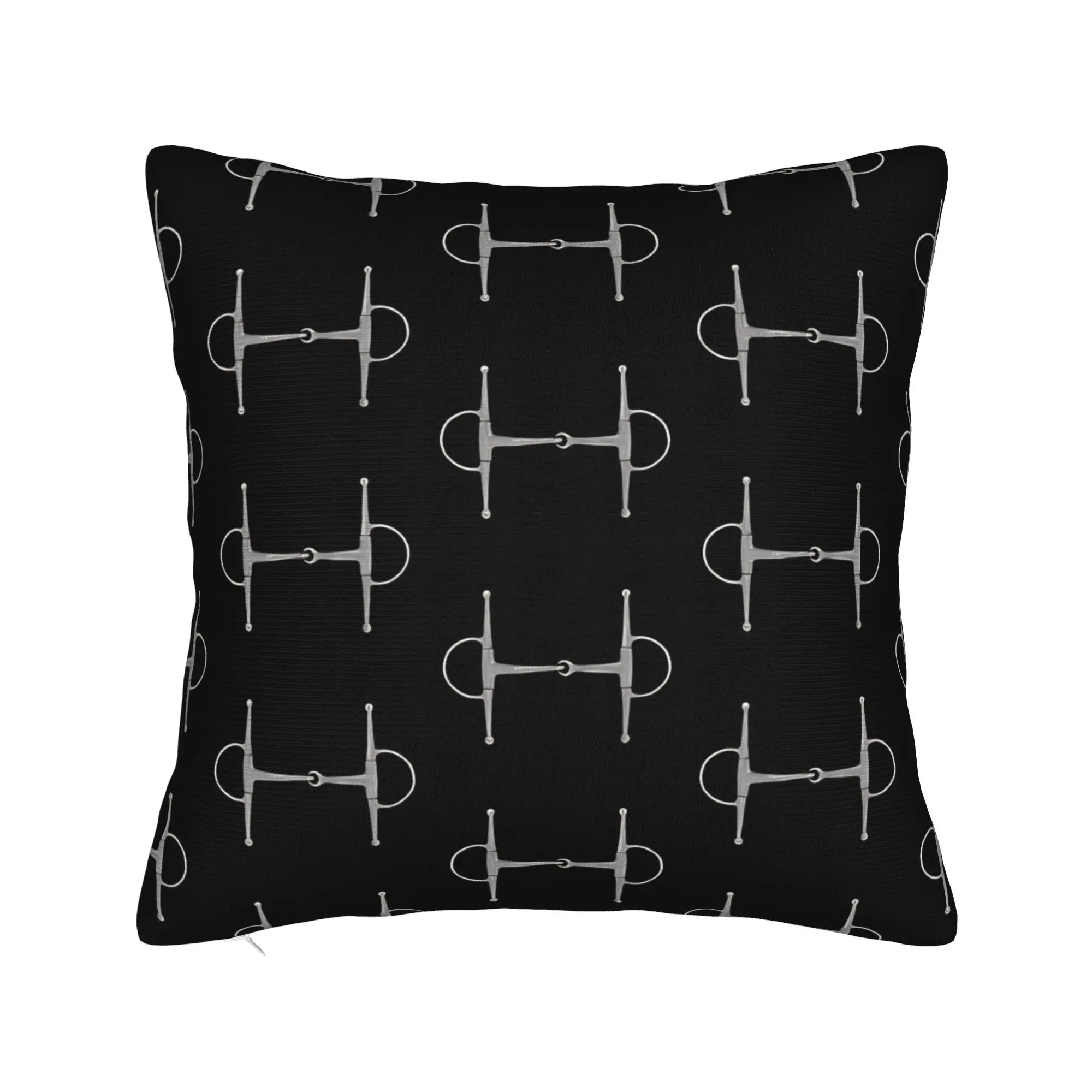 Snaffle Bit Pillowcases  Vintage Pillow Case For Couch Sofa Bedroom Graphic Pillow Cover