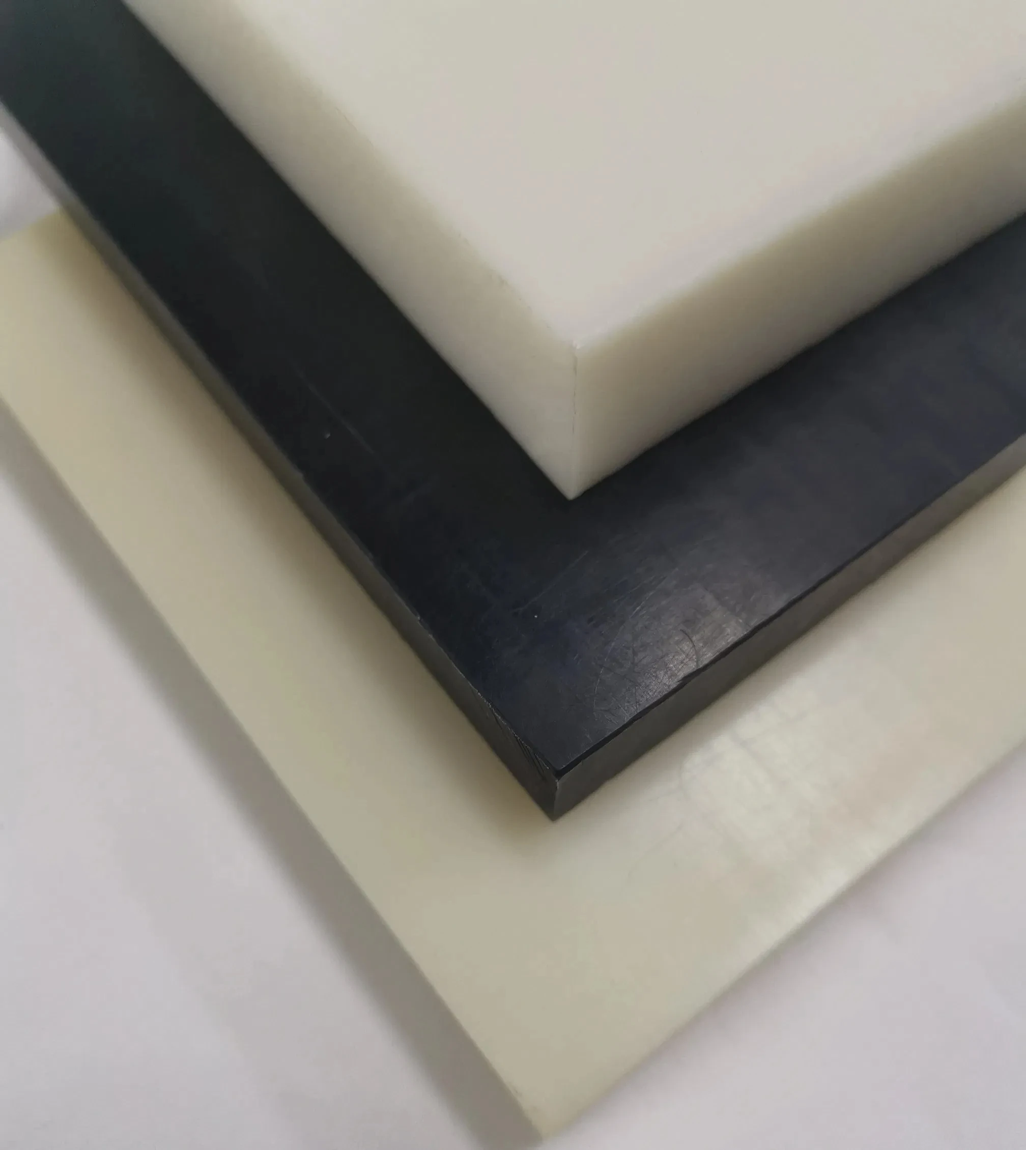 

Black and White 5-10mm Thick Hard Plastic Polyoxymethylene Sheet Board for CNC Model, Tool Parts DIY Raw Material