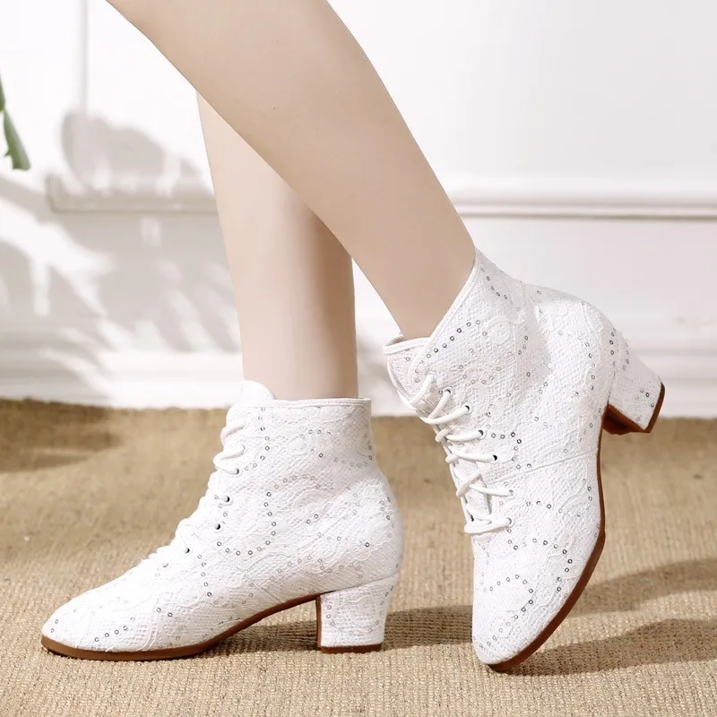 

Latin Jazz Dance Shoes Women's Indoor Professional Adult Soft Sole Modern Dancing Sneakers Carnival Stage Show