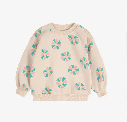 Novo bc 2025 outono crianças moletons e macacão conjuntos de roupas denim infantil da criança meninas vestido geral bonito bebê menino conjunto