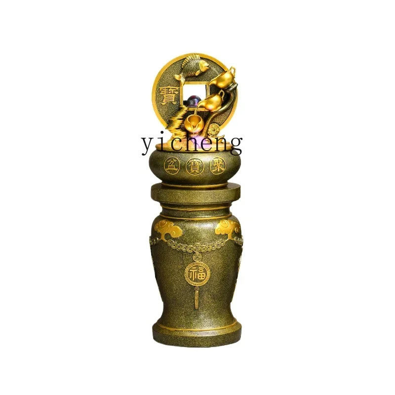 

Tqh Opening Gift Amass Fortunes Water Fountain Decoration Office Entrance Hall Decoration