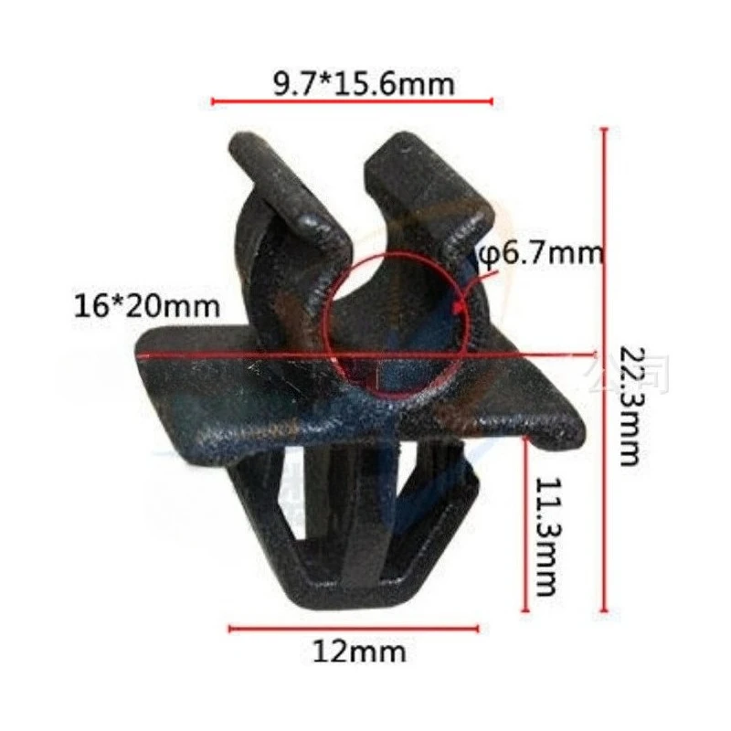 2-50PCS Car Hood Prop Rod Clip Auto Fastener Rod External Testing Hood Bonnet Prop For Honda Ridgeline Hood Vehicle Accessories
