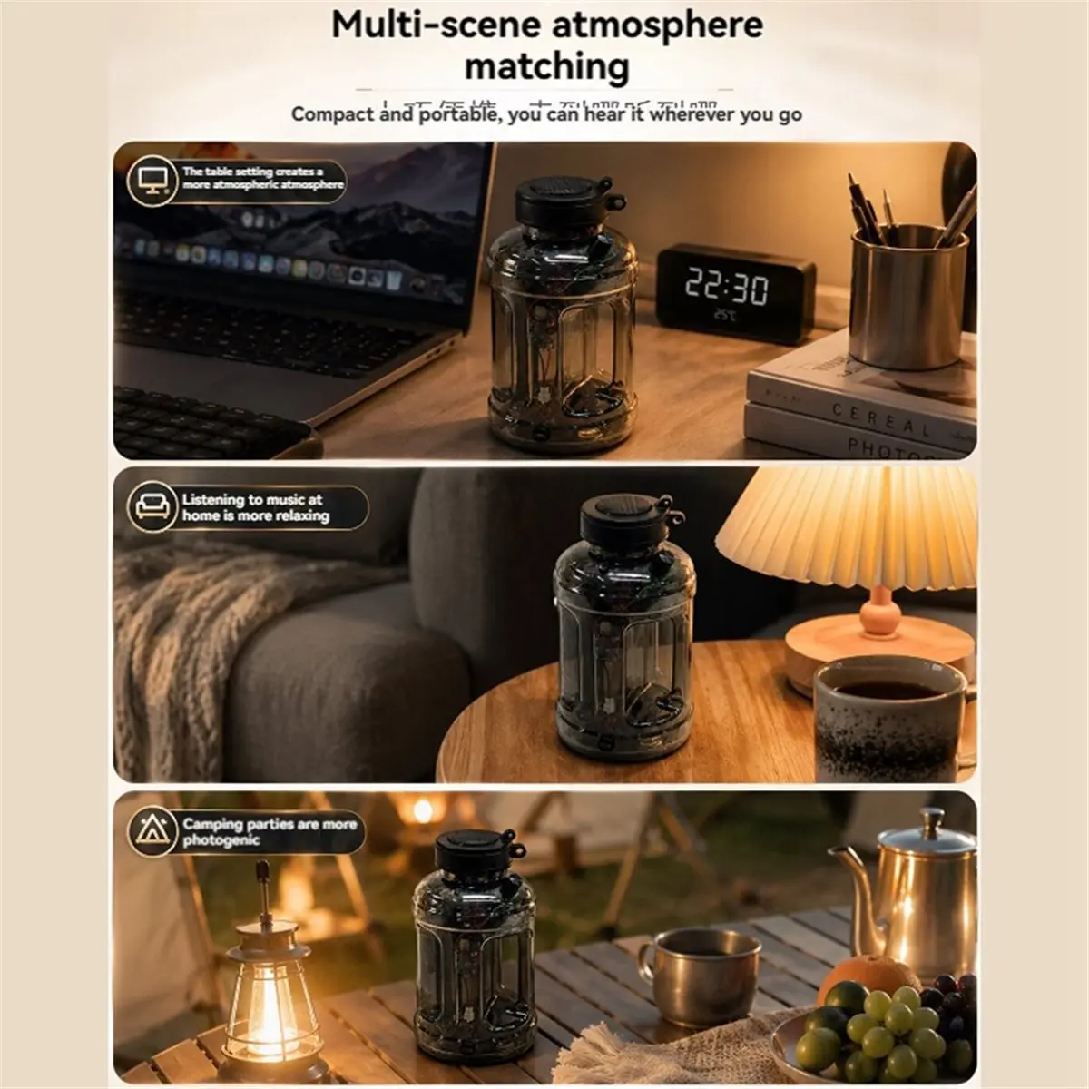 ■★New Arrival Fashion  DIY Bluetooth Speaker Kit Transparent Water Bottle Portable Wireless Speaker Bluetooth 5.0 Subwoofer Spea