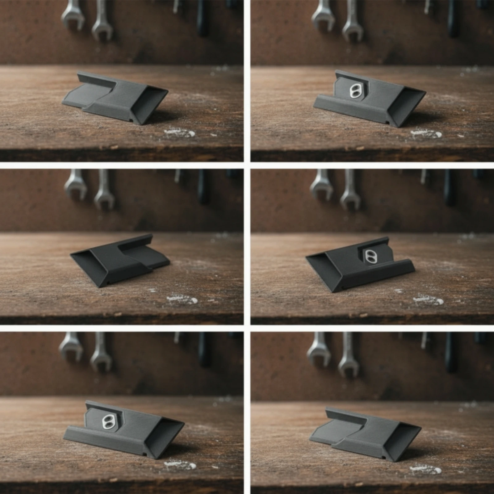 2 Pieces Side Body Panel 3D-Printed RC Body Detail with Tape for Hobbyists