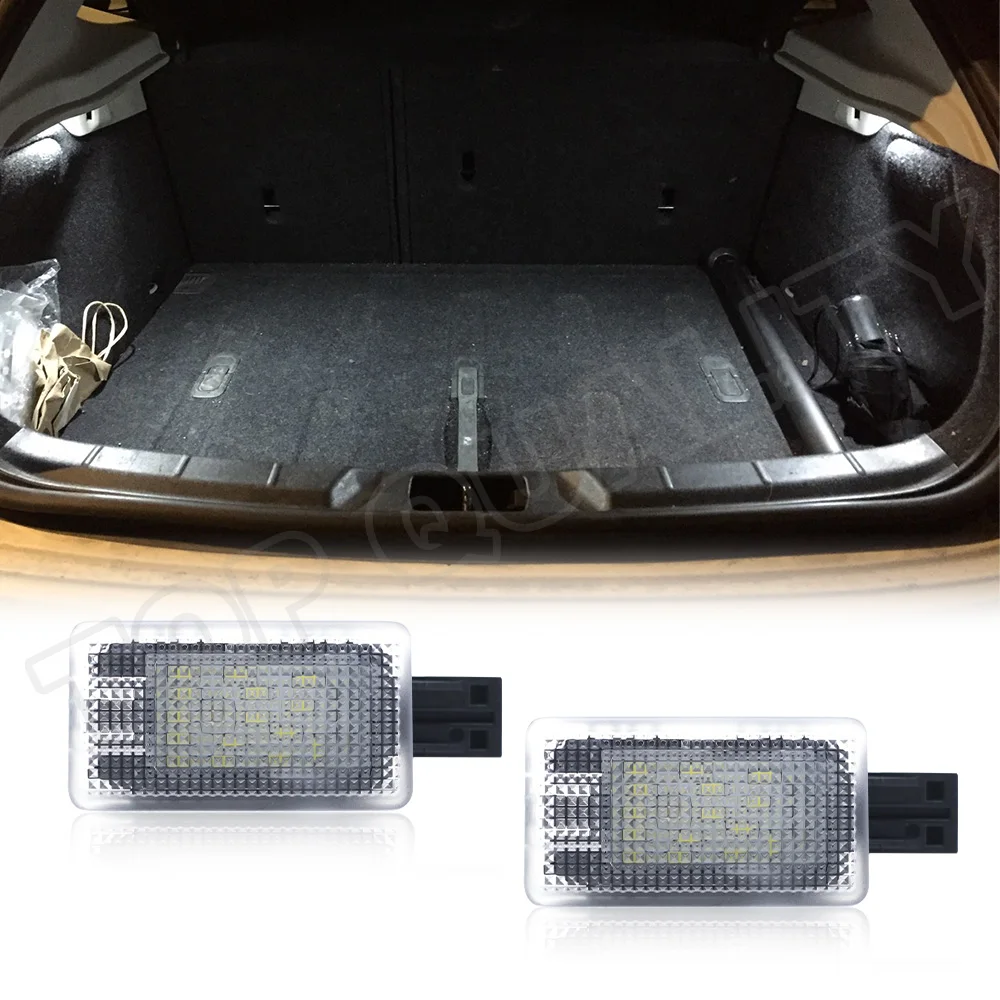 2Pcs LED Courtesy Footwell Door Welcome Light For Volvo V40 V40CC V50 V60 S40 S60 S80 XC40 XC60 XC70 XC90 Led Trunk Boot Lamp