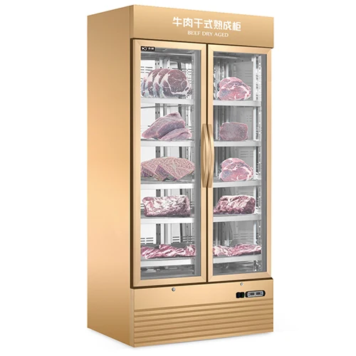 Double Doors Beef Dry Aging Fridge Meat Maturing Refrigerator