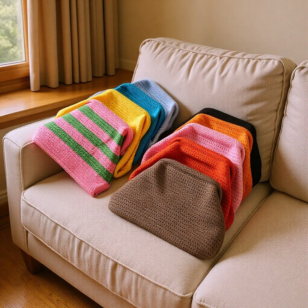 

Beach bag, hollow knit bag, cloud clutch, large-capacity flyknit cosmetic storage bag