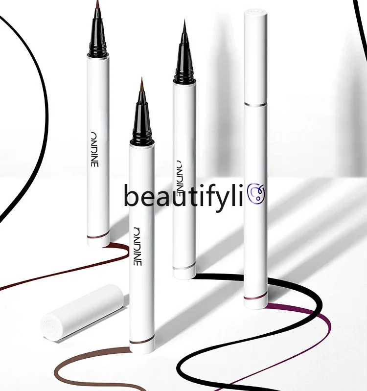 

Eyeliner pen is waterproof and non-dizzy. Hold makeup and play with color. The lower eyelashes are extremely fine.