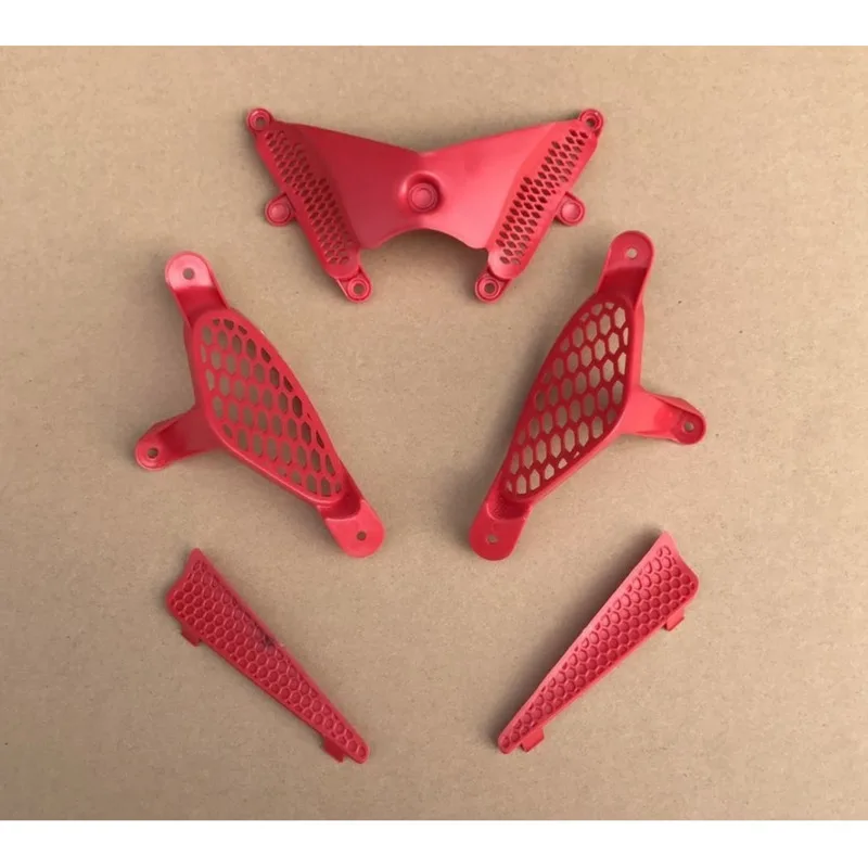 

Мотоциклетная передняя стена, грязевая плитка, панель, щит, декоративная крышка, сетка, красная для Kymco Racing Kcc Acc