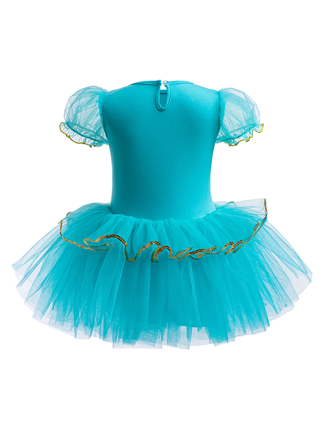 Girls Ballet Tutu Dress Camisole Tulle Skirted Leotard Ballerina Outfits Costume with crown