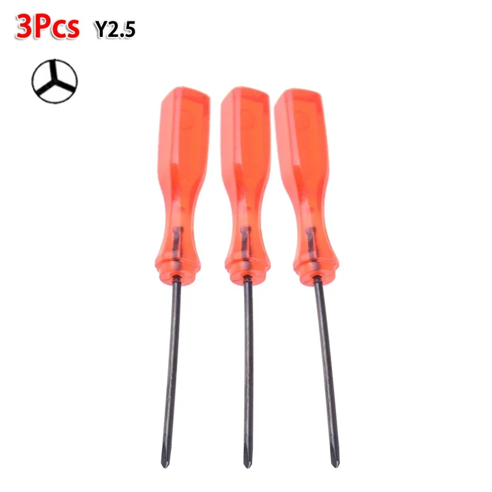 Screwdriver Tri-Wing Screwdriver Metal Portable Precision 108mm Length 3Pcs For Game Devices For Wii GBA DS Lite NDSL Quality