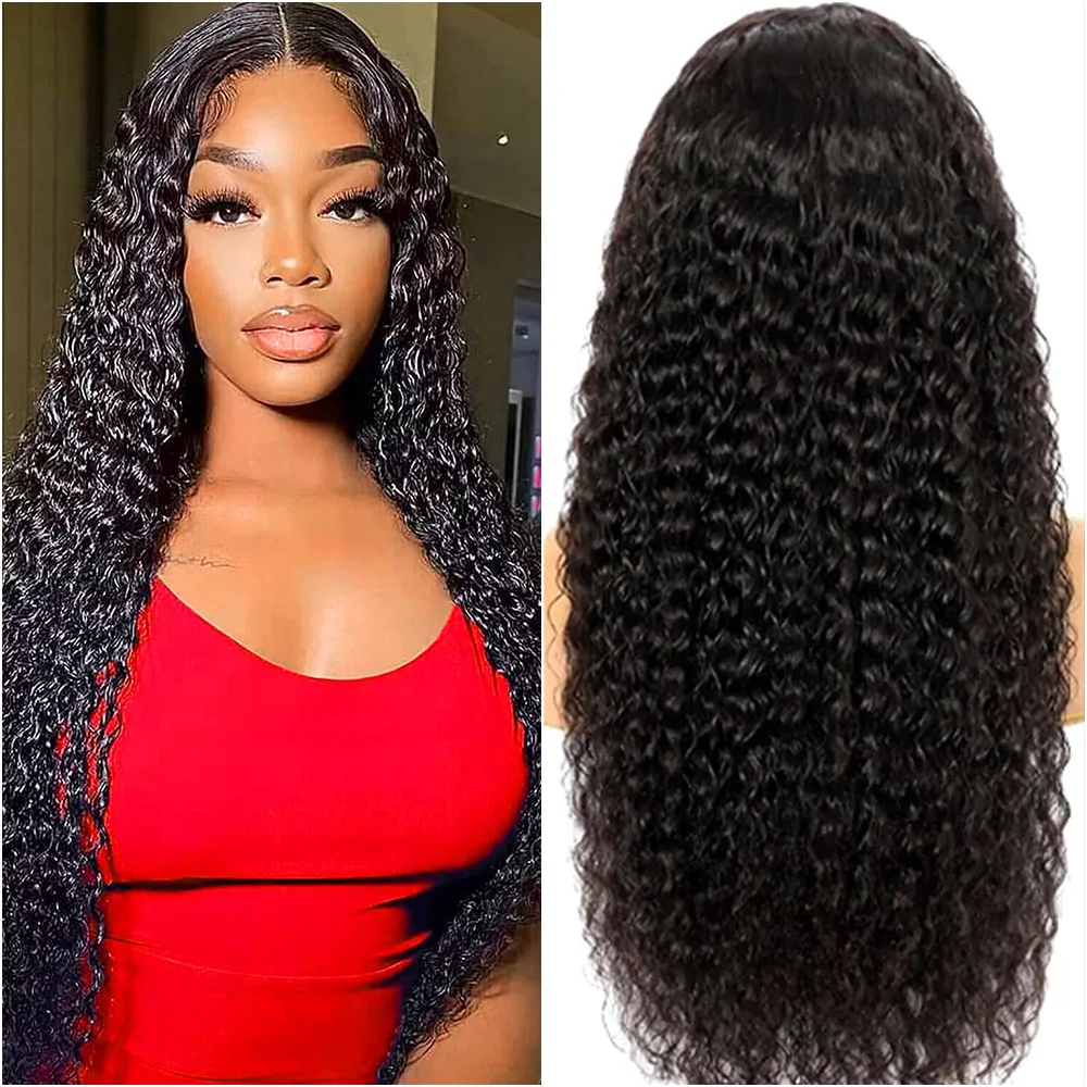

30 38Inch Deep Wave 13x6 HD Lace Front Human Hair Wig Brazilian 5x5 Glueless 360 Full Transparent Lace Frontal Wigs For Women