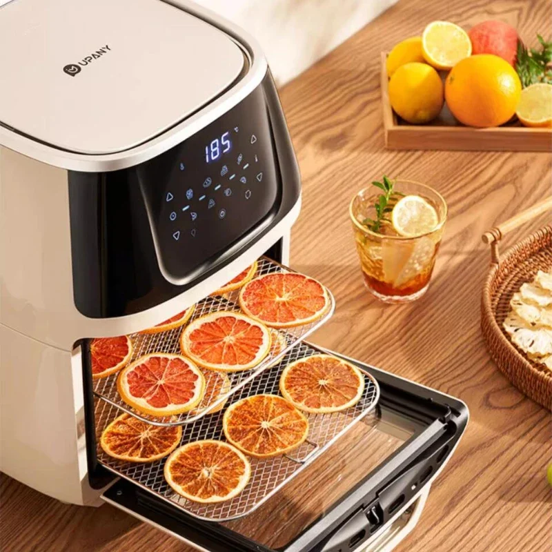 Air Fryer 220V Smart Steam Transparent Visible Air Fryer Home Automatic Large Capacity Flip Free freidora sin aceite 7 litros