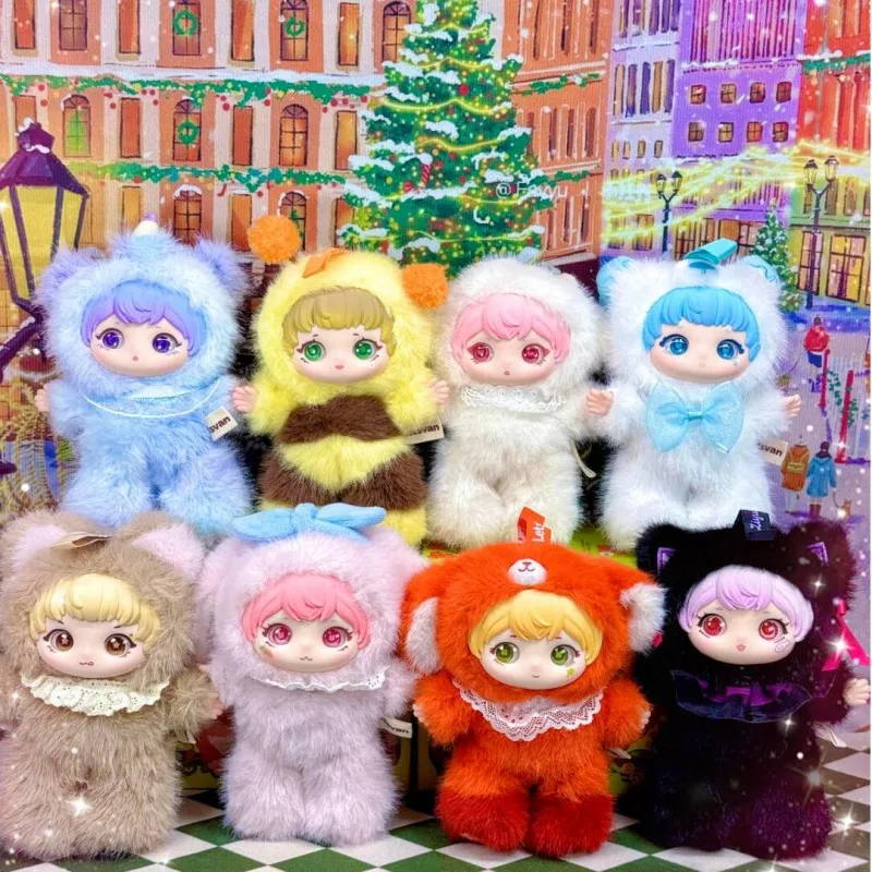 

Ziyuli Animal Party Series Blind Box Cute Ziyuli Mystery Box Surprise Toys Kawaii Action Anime Figure Model Collection Toy Gifts