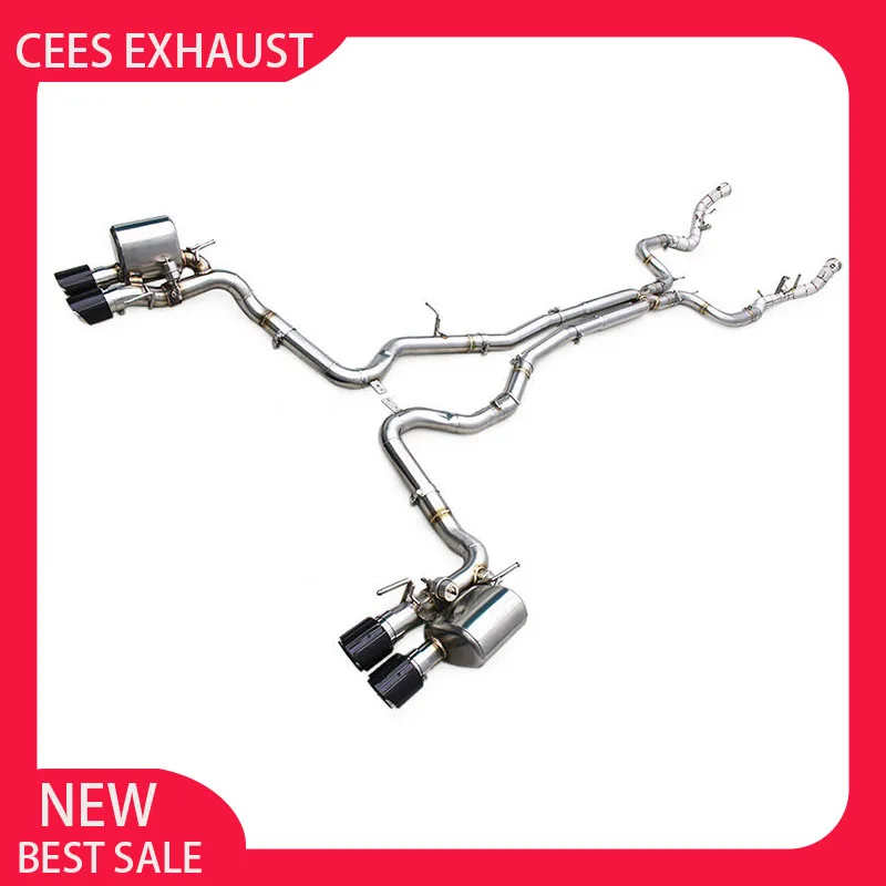 

cees Supersport X-Pipe Sound Exhaust for Maserati Levante 3.0T 2017-2018 Stainless Steel Valved Muffler Exhaust Pipe