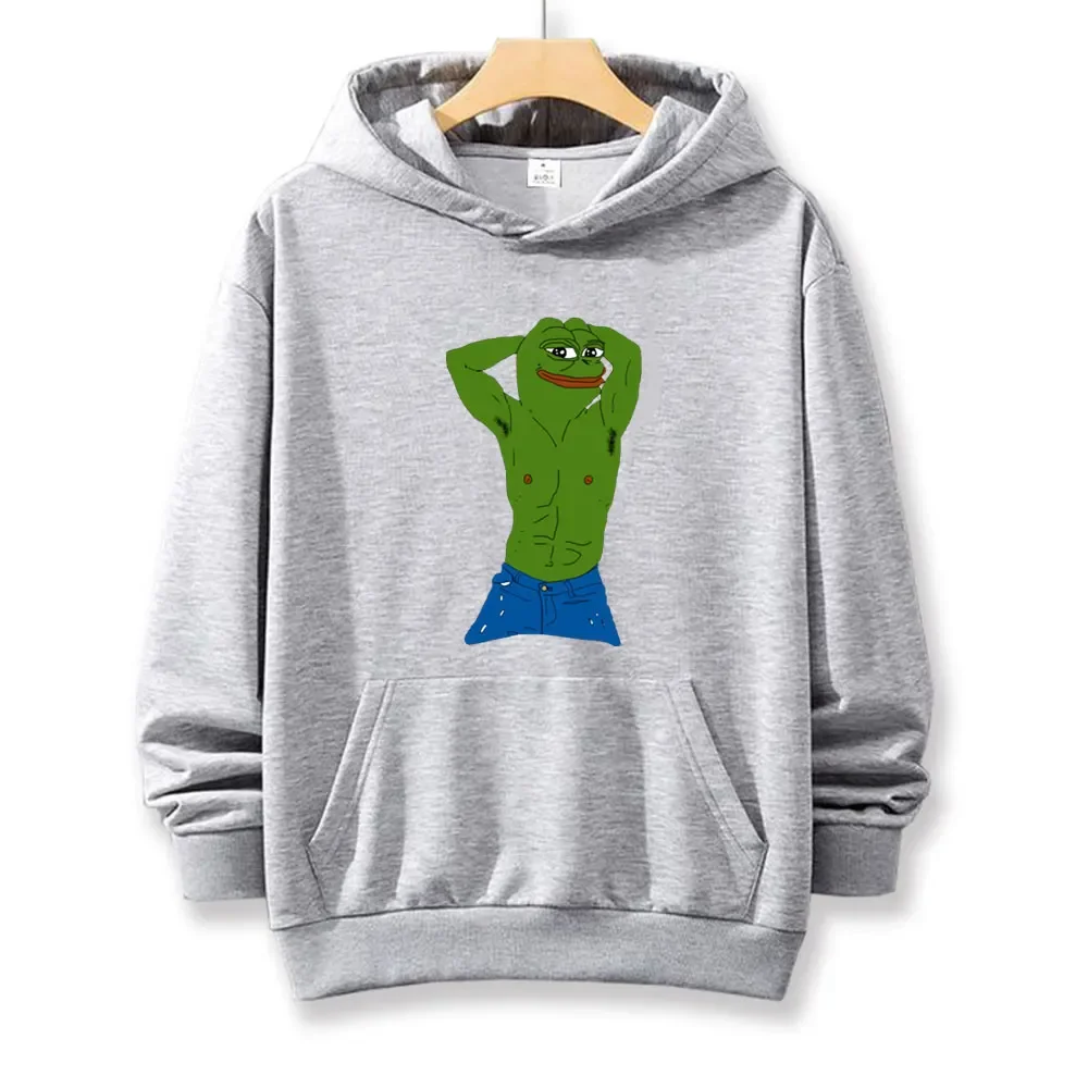 مضحك الضفدع بيبي هوديي الملابس طباعة النساء/الرجال هوديس وبلوز الرجال هدية رياضية الشارع موضة الشارع الشهير الرجال النساء #5