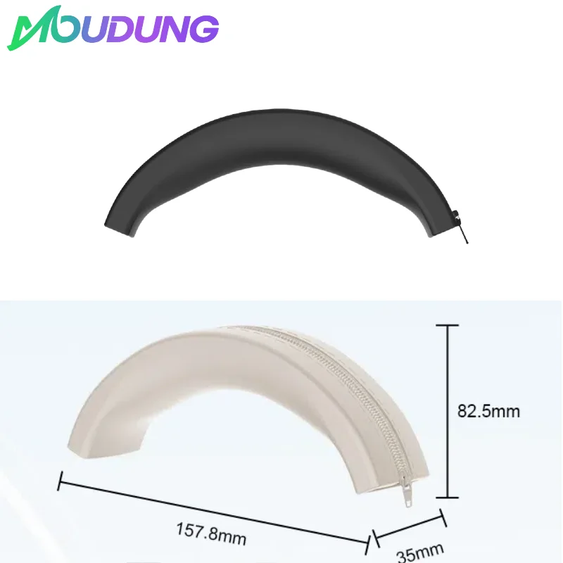 Replacement Ear Pads/Silicone zipper head beam protective cover For Anker Space Q45 Headphone Sleeve Replace accessories - view 3