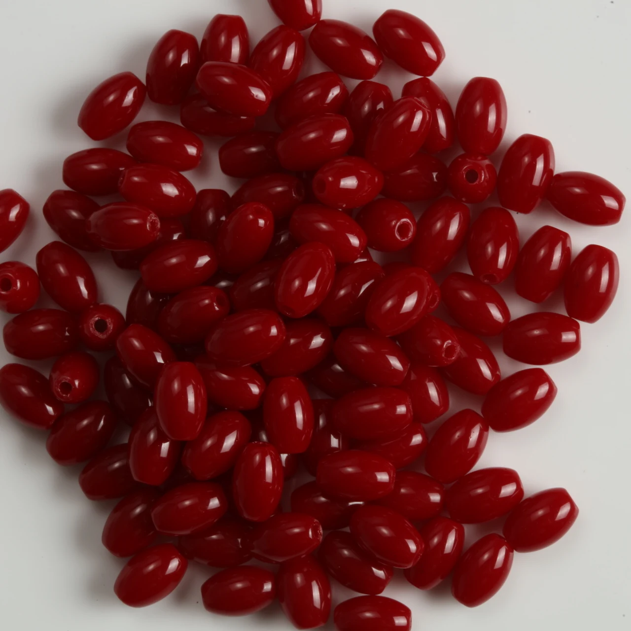 160pcs 6x9mm Grain Oval Spacer Glass Beads Loose Beads For Jewelry Making Accessories DIY Necklace Bracelets Supplies