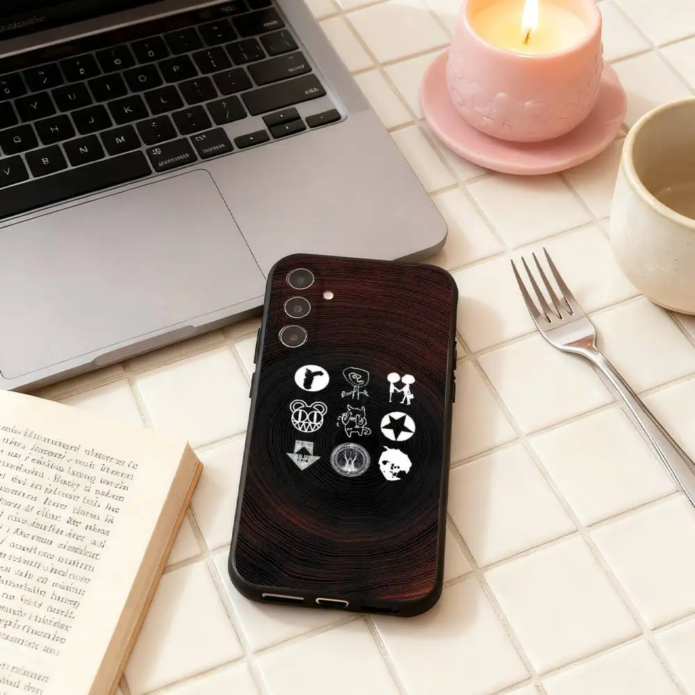 Funda de teléfono clásica R-Radiohead Rap Band para Samsung Galaxy A73,A72,A71,A70,A53,A52,A51, otros carcasa negra suave