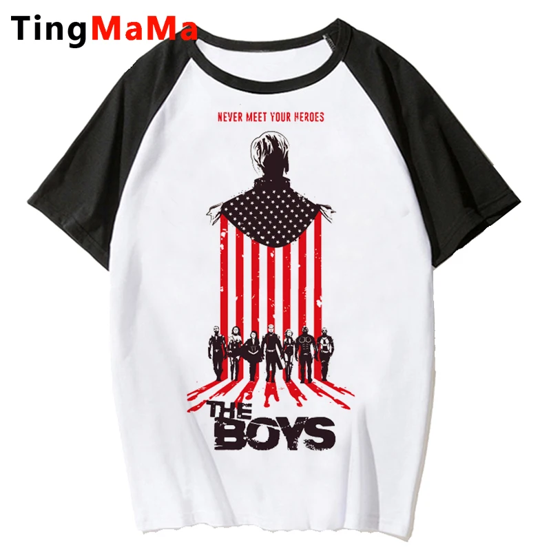 the Boys Tv Show t shirt women couple clothes casual graphic tees women 2022 Korea crop top clothes ulzzang