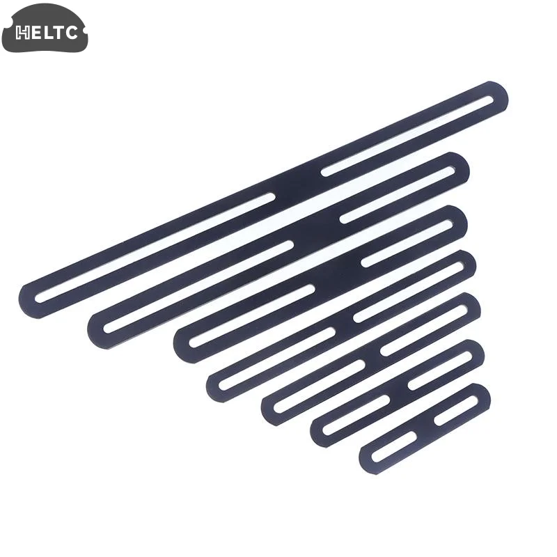 1Pcs Stainless Steel Straight Angle Bracket Black/Silver Thickened 180 Degree Flat Fixed Bracket Connector Furniture Holder