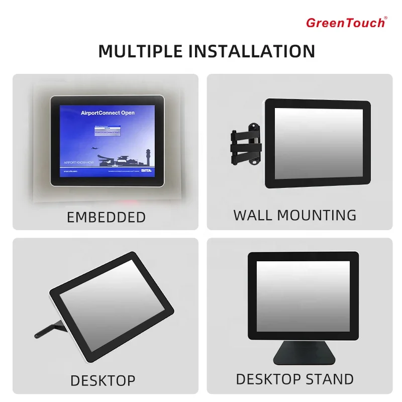 VESA Open Frame Monitor 9.7 Inch LCD Touchscreen Kiosk Monitor