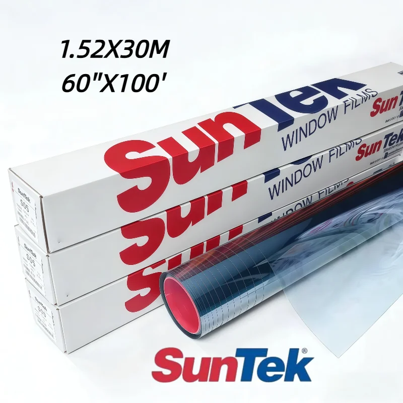 Suntek American Nano Ceramic Window Tint Film 99% IRR High Heat Rejection UV99% PET 5G GPS Signal Friendly for Car Home Glass